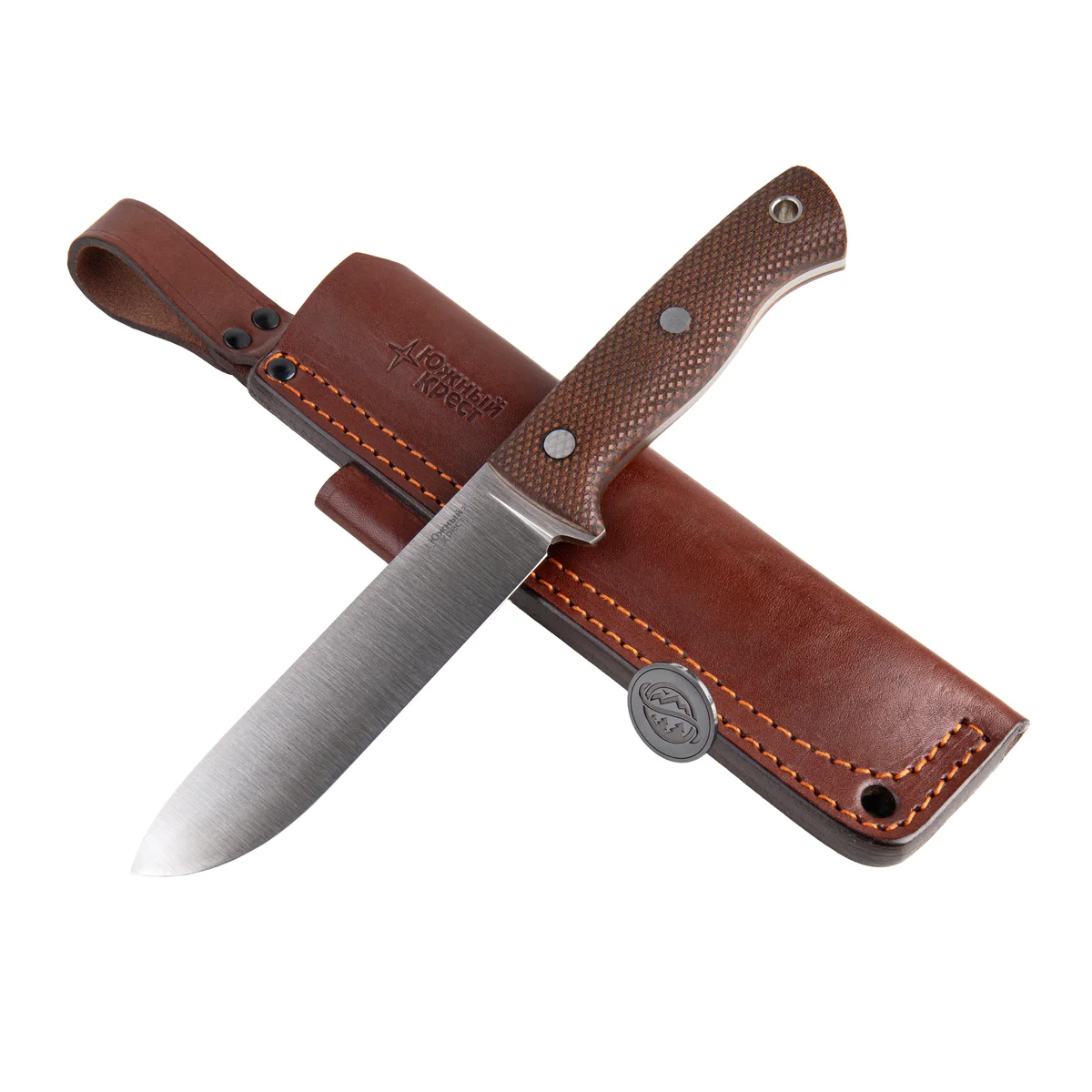 Southern Cross “Cedar L ” Coyote Handle – Elmax steel – Convex feature image