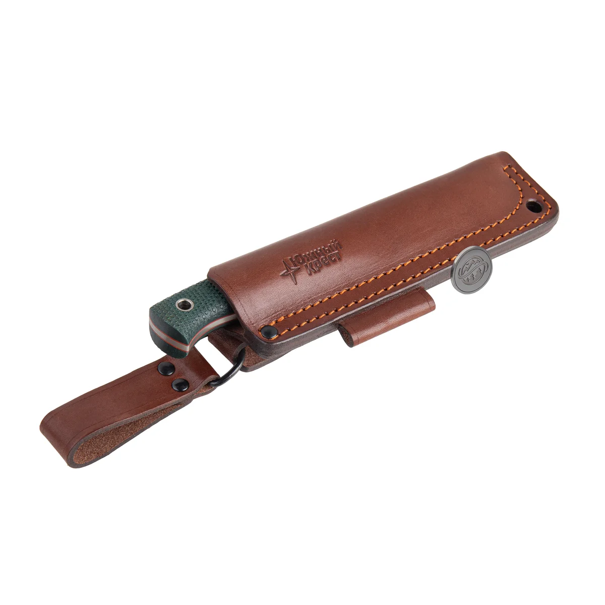 southern cross "jagd" emerald green handle elmax steel convex