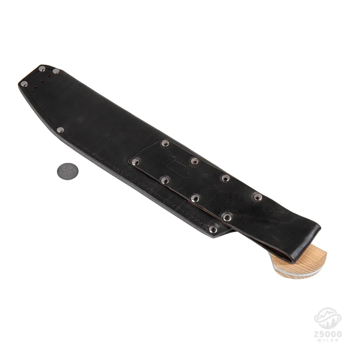 anika "parang with grind" with dip leather sheath