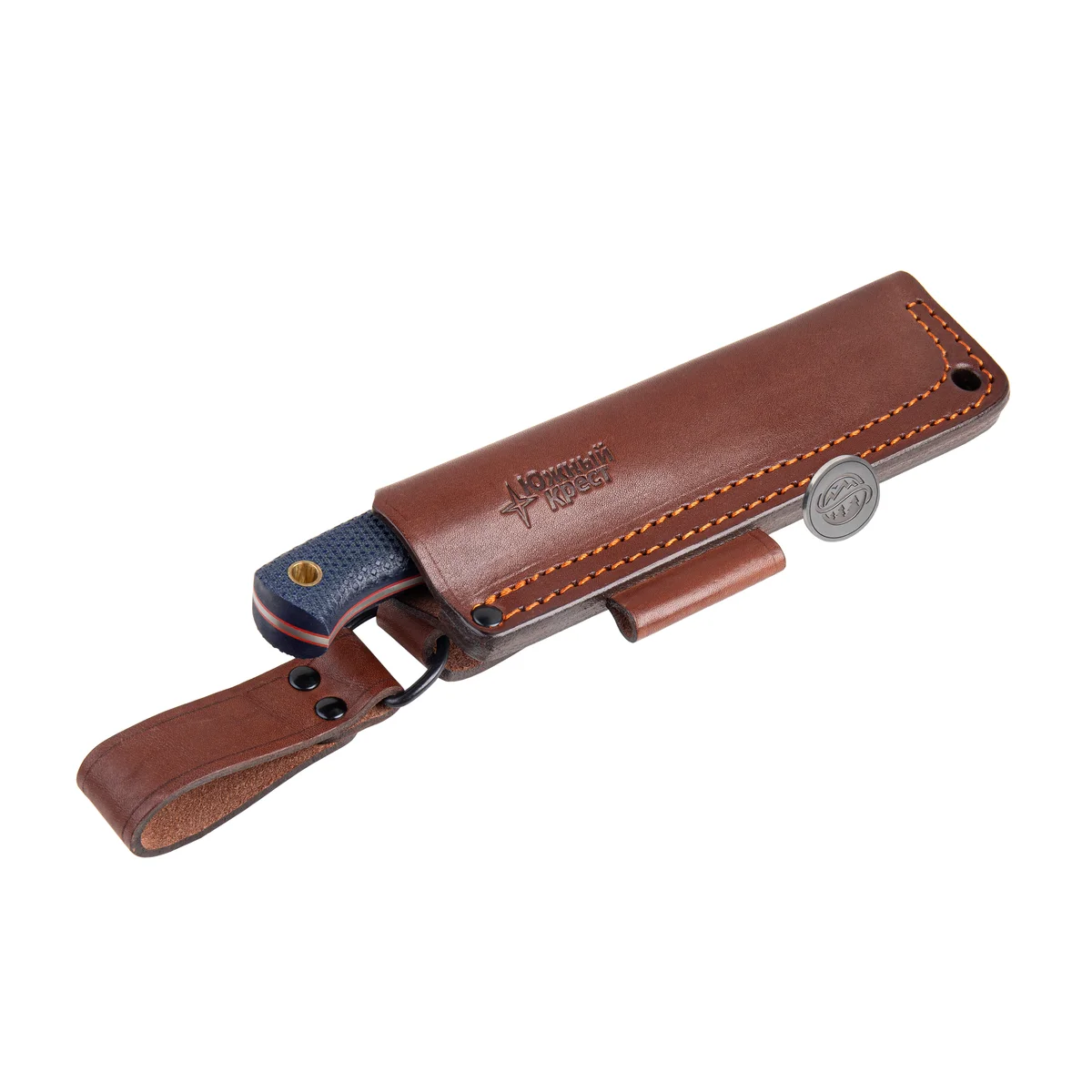 southern cross "fang l" oxford blue handle elmax steel (custom hand sharpening)