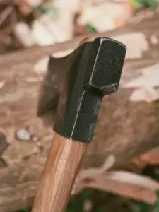 anika “fin hiking” axe with leather steath gallery image